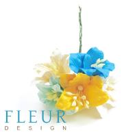 Цветы Лилии микс весенних оттенков, размер цветка 3,75 см, 5 шт / упаковка FD3031620