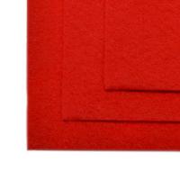 Фетр листовой жесткий IDEAL 1мм 20х30см 1 лист FLT-H1-601 красный