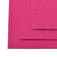 Фетр листовой жесткий IDEAL 1мм 20х30см 1 лист FLT-H1-610 темно-розовый