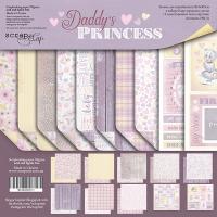 SM4000011 Н-р двуст. бумаги 30х30см от Scrapmir Daddy's Princess 10шт