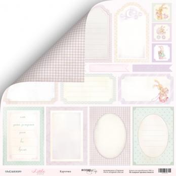 SM2400009 Лист бумаги 30*30 см Scrapmir Карточки Little Bunny