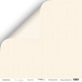 SM3600004 Лист бумаги 30*30 см Scrapmir Beige Pastel Every Day