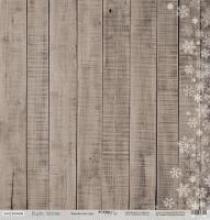 SM2100008 Лист бумаги 30*30 см Scrapmir Зимняя текстура Rustic Winter