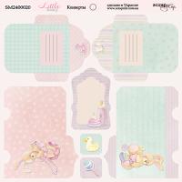 SM2400020 Конверты Little Bunny Лист для вырезания 20х20см, 1 л 