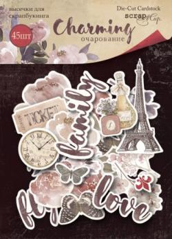 Набор высечек для скрапбукинга 45шт от Scrapmir Charming (Очарование) SM3300014