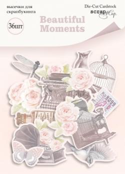 Набор высечек для скрапбукинга 36шт от Scrapmir Beautiful Moments SM4400014