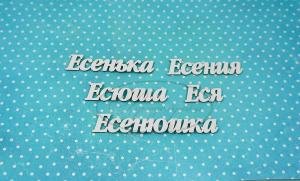 ИМ-Е-НДП-8А Набор "Есения" (а) длина слов от 2 до 6 см