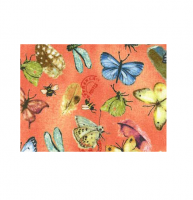 Ткань для пэчворка POSTCARD GARDEN PACKED BUTTERFLIES  4263 23189 COR1   50*55 см 100% ХЛОПОК США