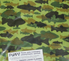 TIMBER LODGE FLANNEL AKQF-12624-45 MOSS   Ткань хлопок 50*55 см  для пэчворка  PEPPY  США